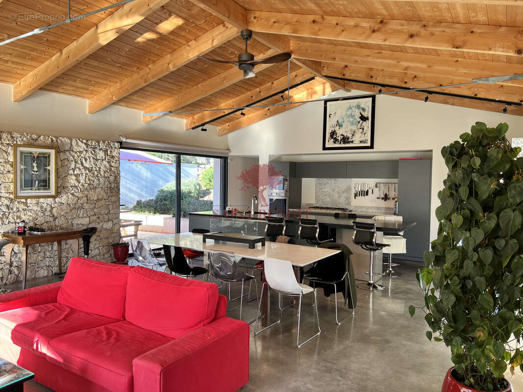 A VENDRE Clermont l'Hérault superbe villa d'architecte type 6 pièces dominant la ville sur un terrain paysager - photo 37