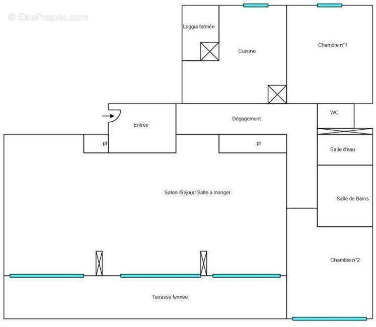 Appartement à MARSEILLE-9E