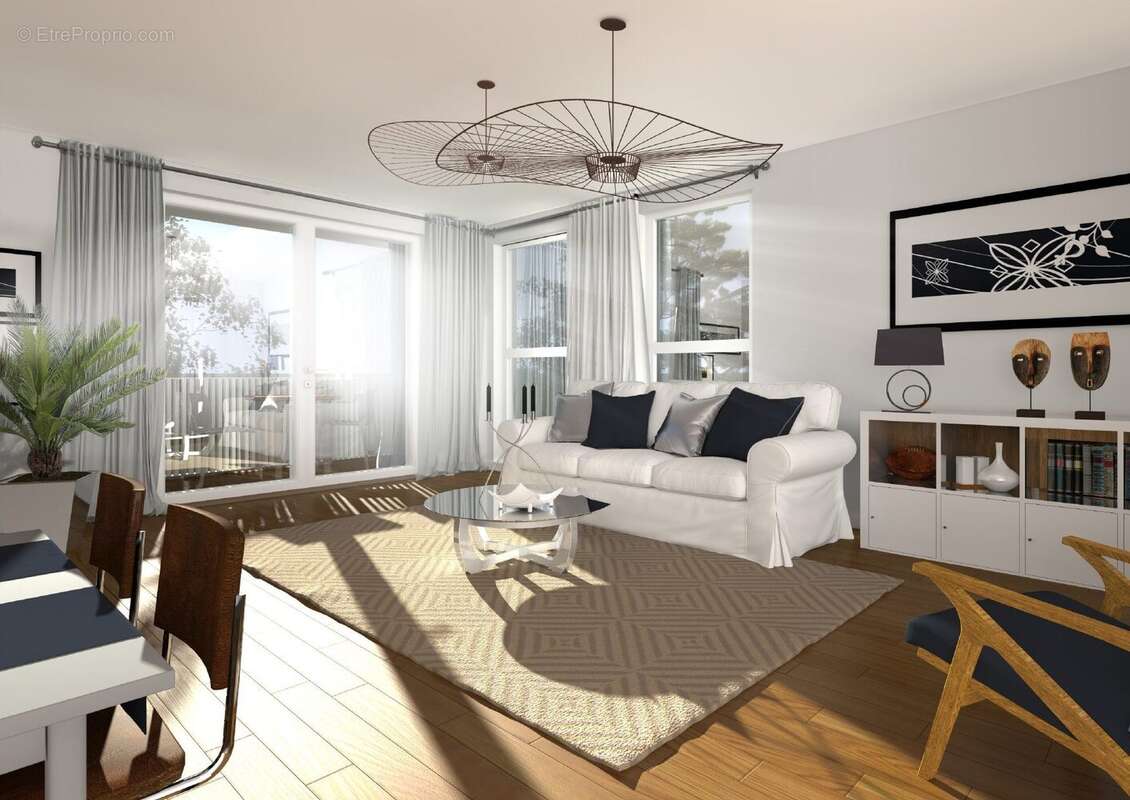 Appartement 56 m² à Pessac  - photo 2