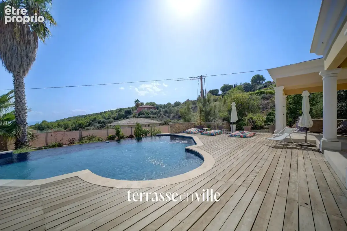 Bandol villa 182 m2 belle vue mer environnement exceptionnel terrain 1200 m2 piscine - photo 6