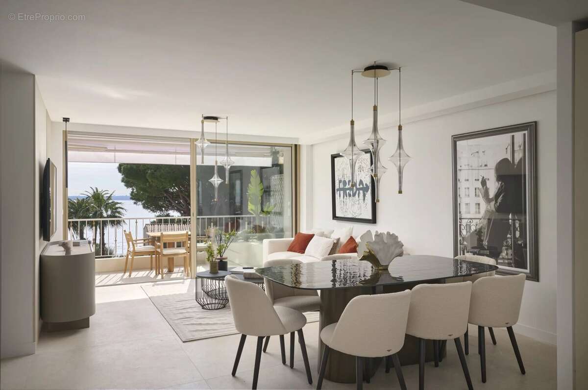 Cannes palm beach beau 4  pieces vue mer - photo 5