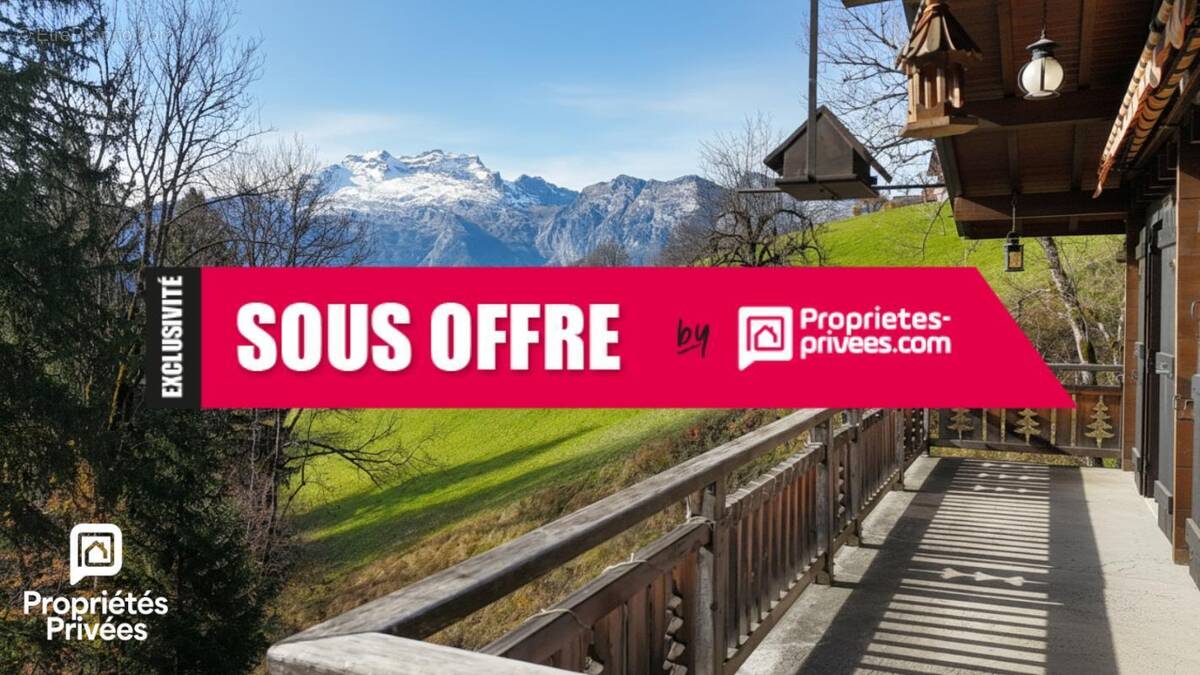 Manigod 74230 - Chalet 4 pièces avec vue imprenable sur la Tournette - photo 1