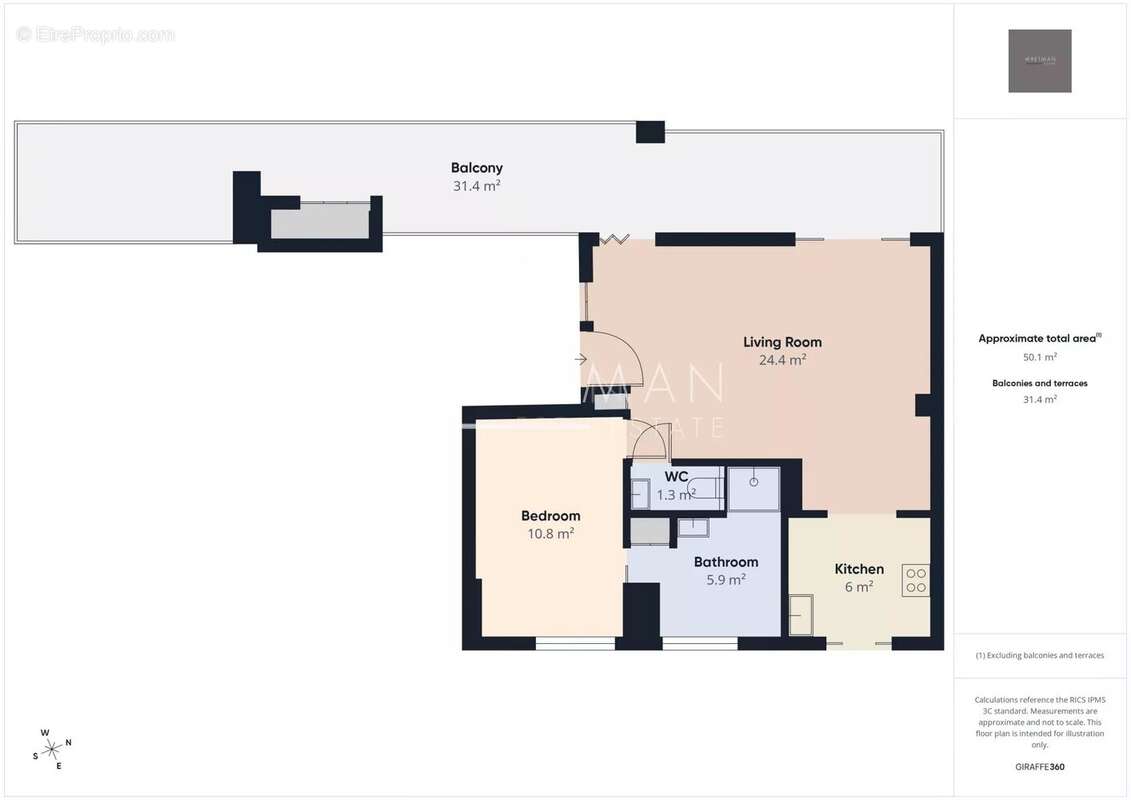Appartement à NICE