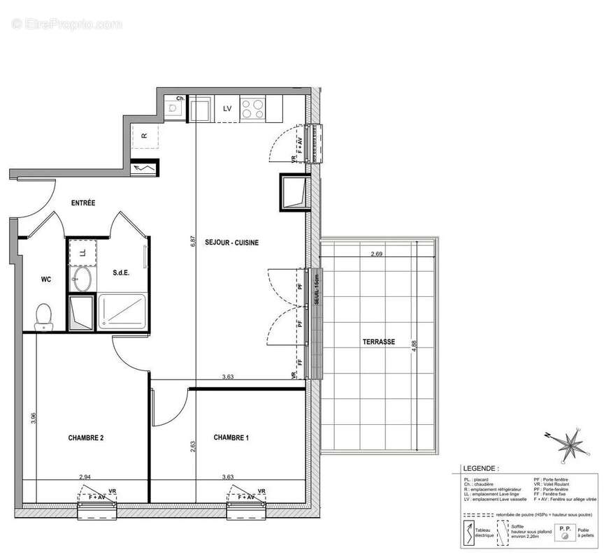 Appartement à COUERON