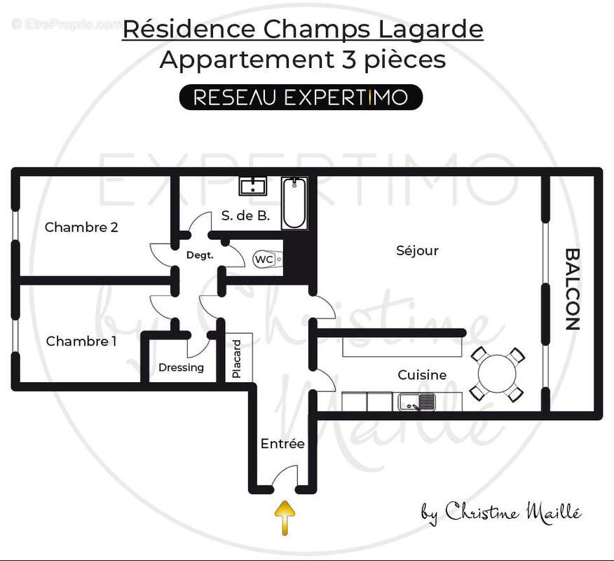 Appartement à VERSAILLES