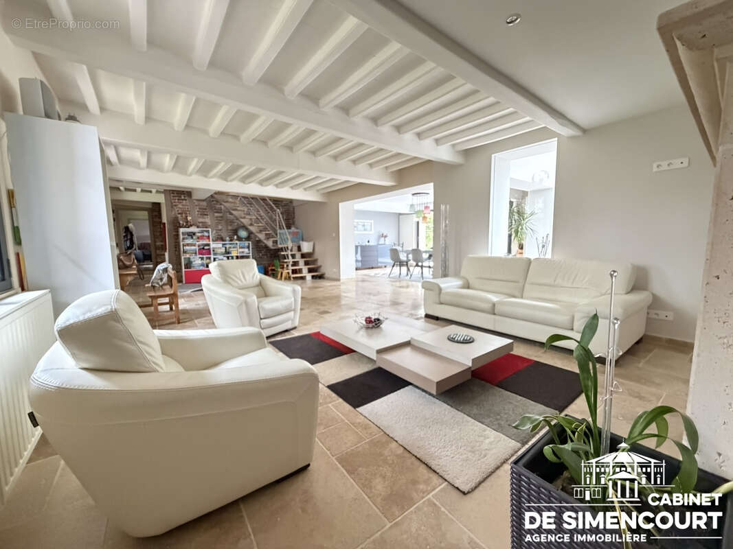 Querrieu - belle longere de 224m2 - jardin - garage et dependances - photo 3