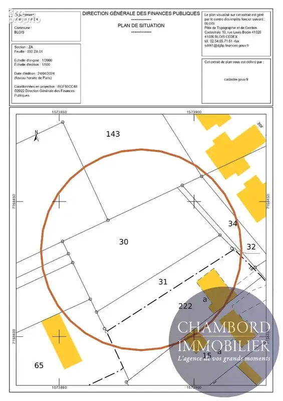 À Vendre : Terrain constructible de 1 298 m² à Blois, quartier Villejoint - photo 2