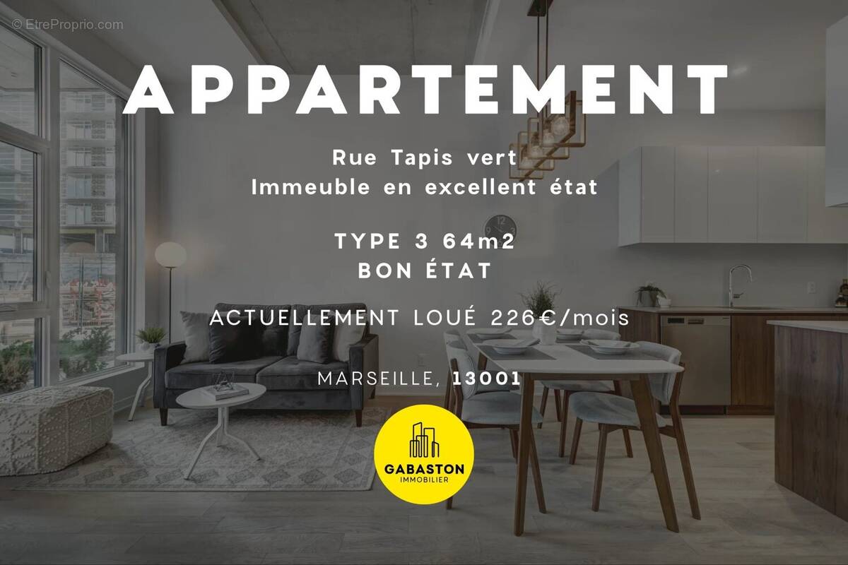 Appartement à MARSEILLE-1E