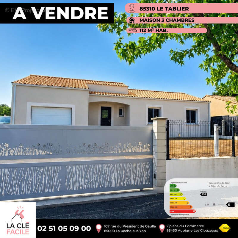 Maison à LE TABLIER