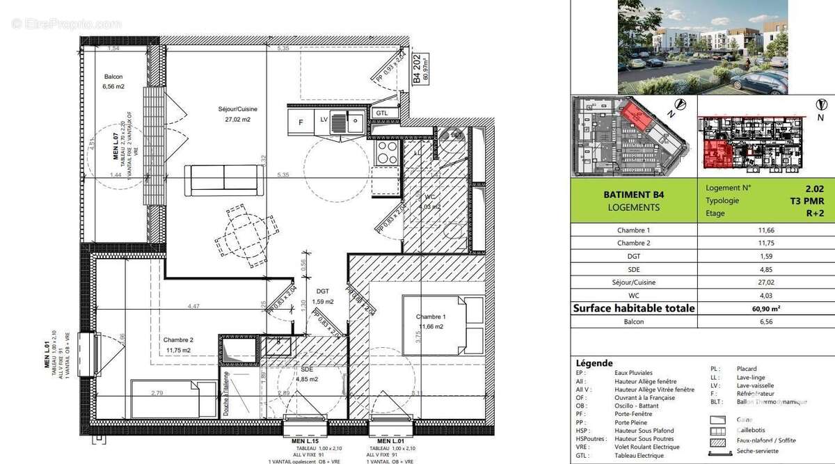 Photo 7 - Appartement à BRETTEVILLE-SUR-ODON