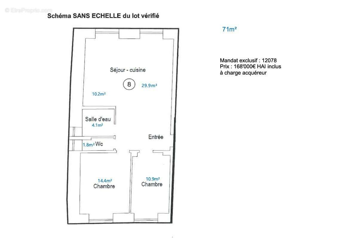 Appartement 71 m² à Altkirch  - photo 5