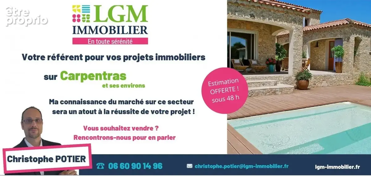 CARPENTRAS (84) - Superbe appartement rénové avec terrasse de 49 m² et vue panoramique - photo 13