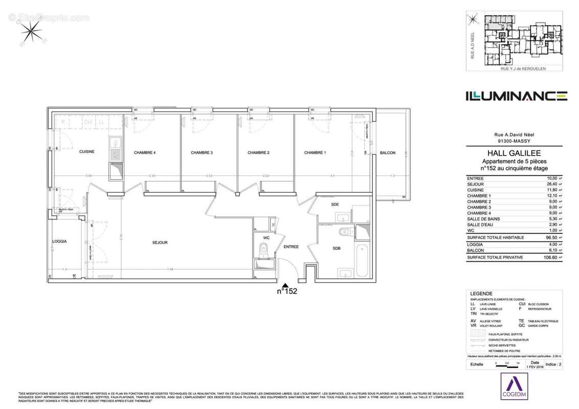 Appartement à MASSY