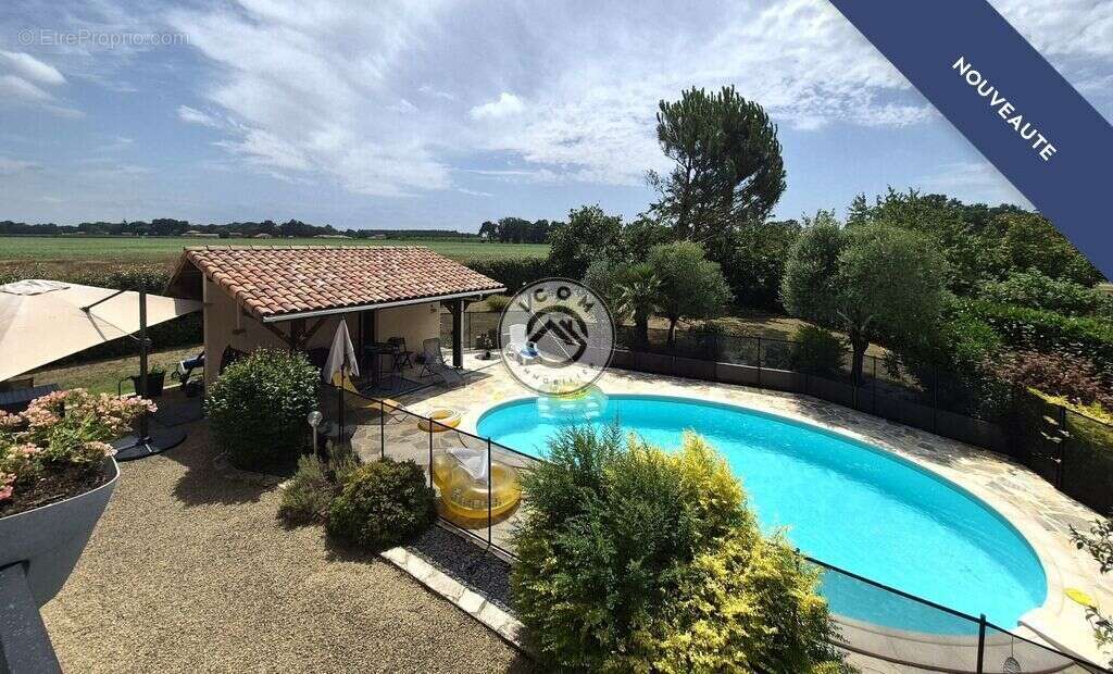 Toit gascon avec piscine et vaste sous-sol aménageable – Haut-Ma - photo 4