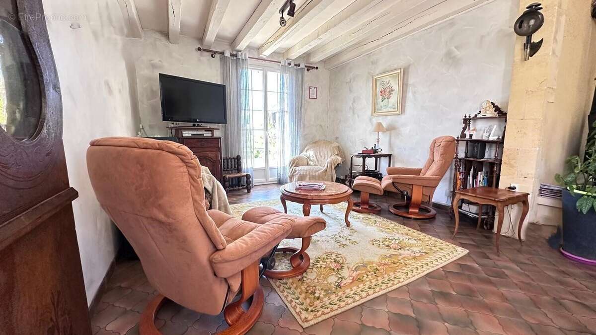 salon maison principale - Maison à CALES