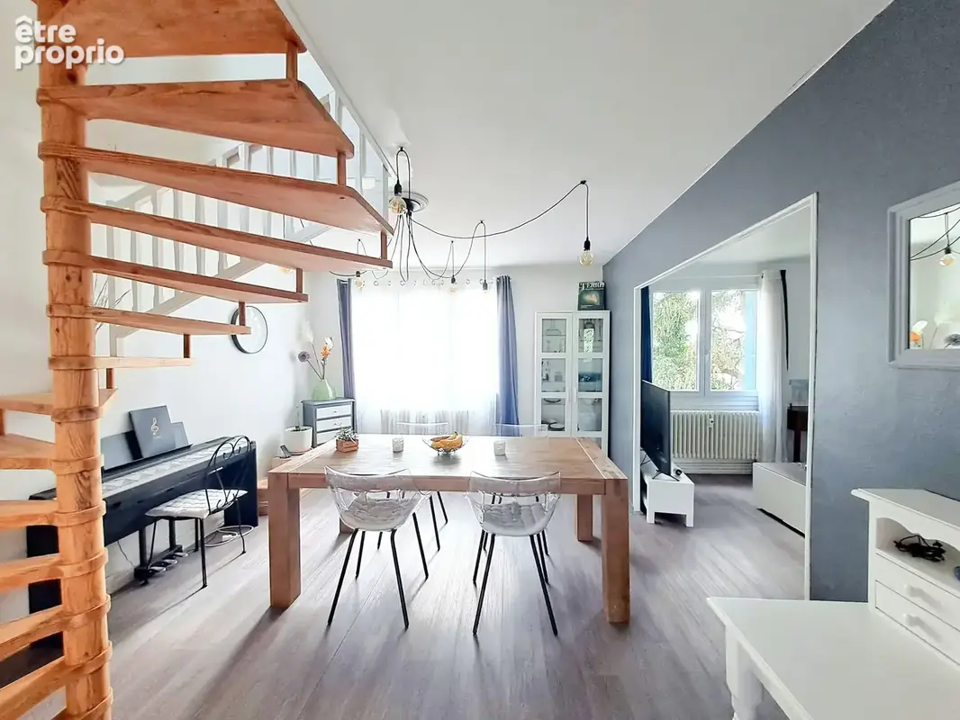 Andrézieux-bouthéon appartement en duplex + jardin privatif + cave - photo 2