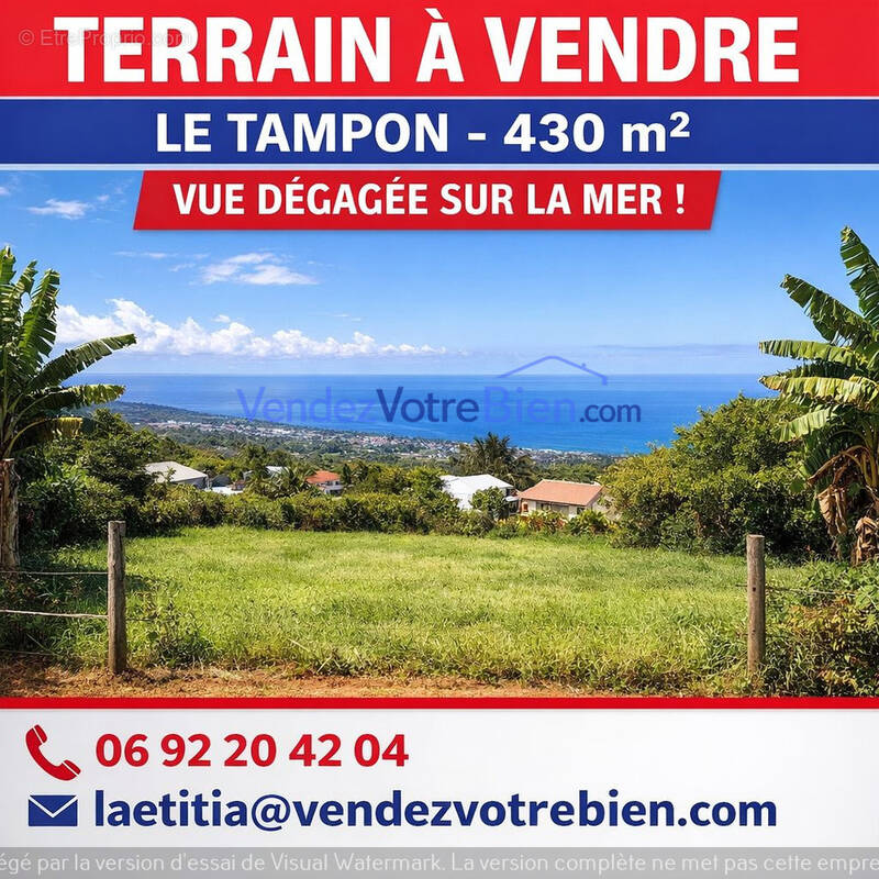 Terrain à LE TAMPON