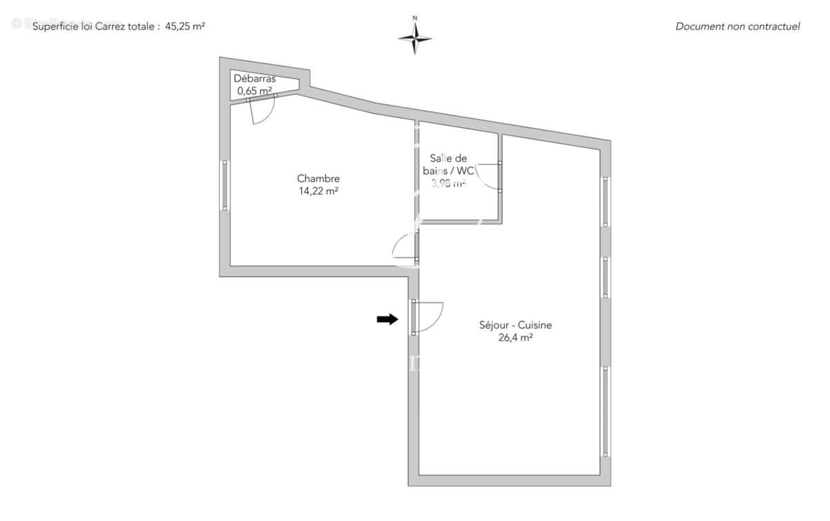 Appartement à PARIS-18E
