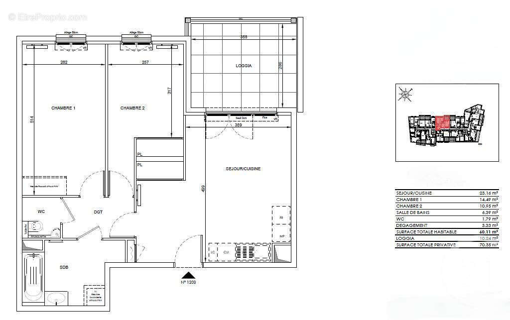 Appartement récent à Cavalaire Sur Mer 3 pièce(s) 60.11 m2 dans résidence avec piscine et double stationnement en sous-sol - photo 13