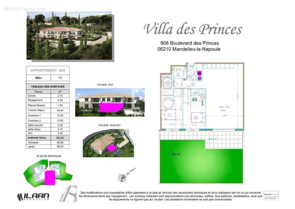 Appartement à MANDELIEU-LA-NAPOULE