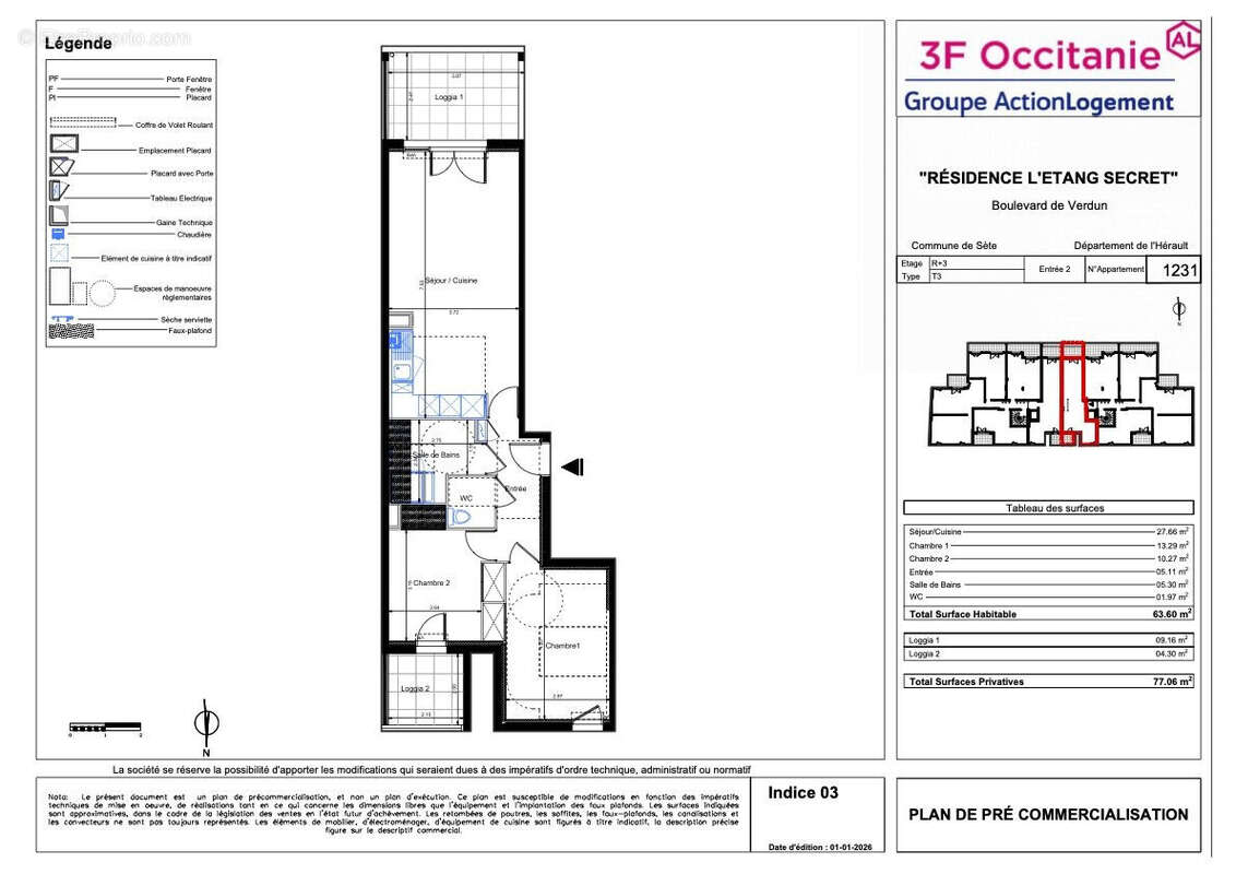 Appartement à SETE