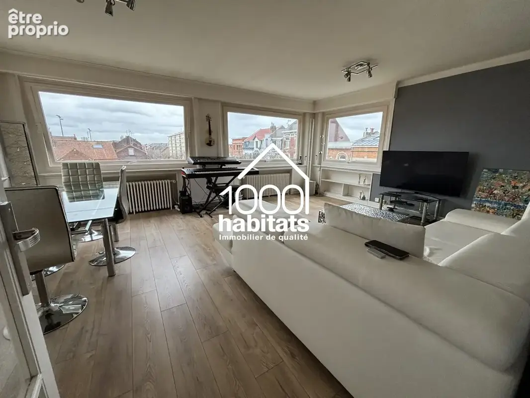 Pièce de vie - Appartement à ROUBAIX