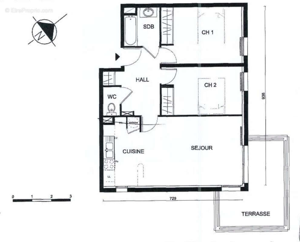 Appartement à BELIN-BELIET