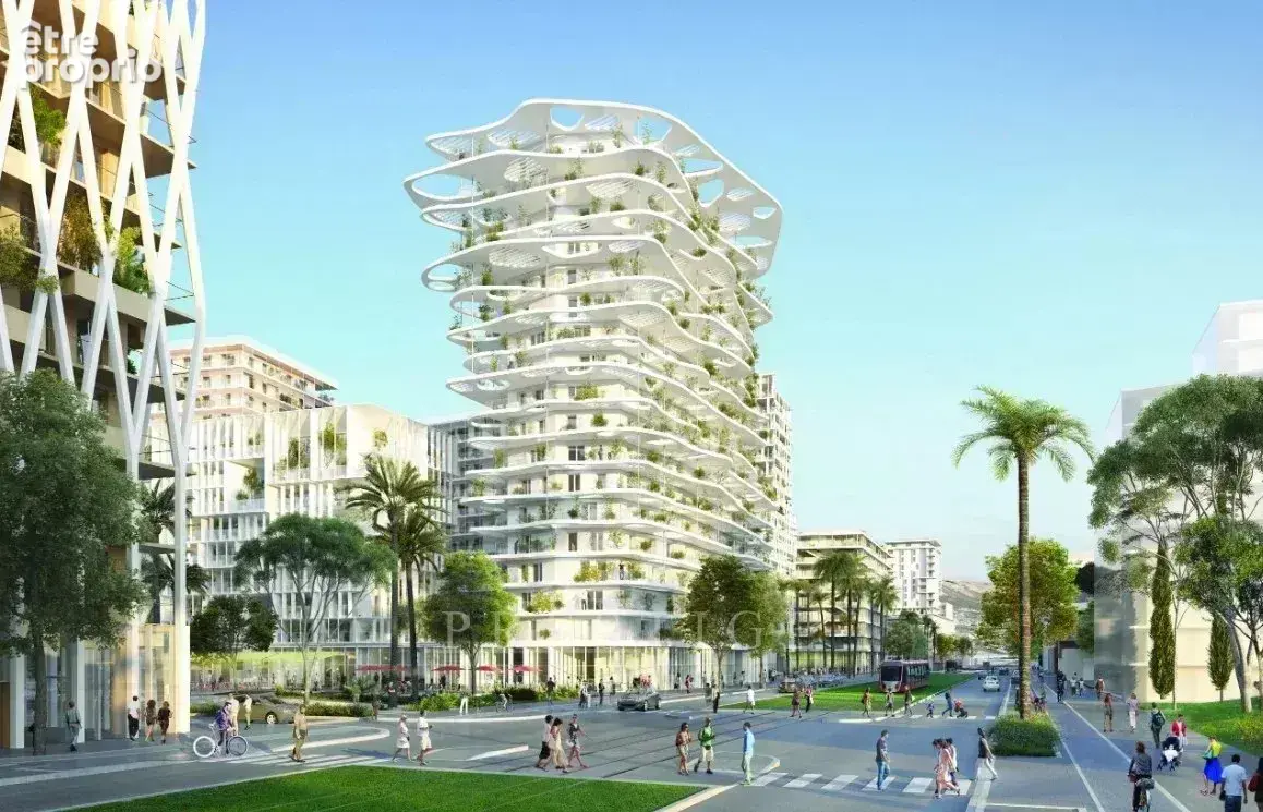Nice Ouest,  3 pièces neuf  terrasse vue mer et parking - photo 5