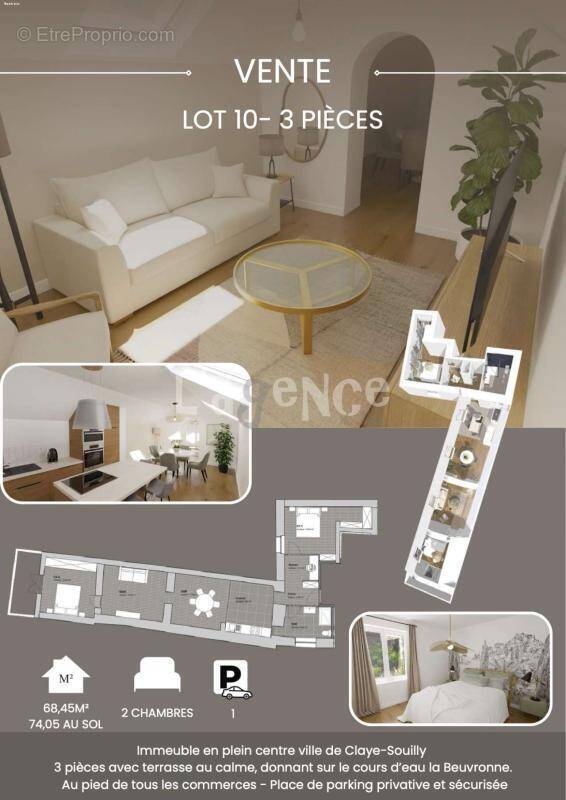 Appartement à CLAYE-SOUILLY