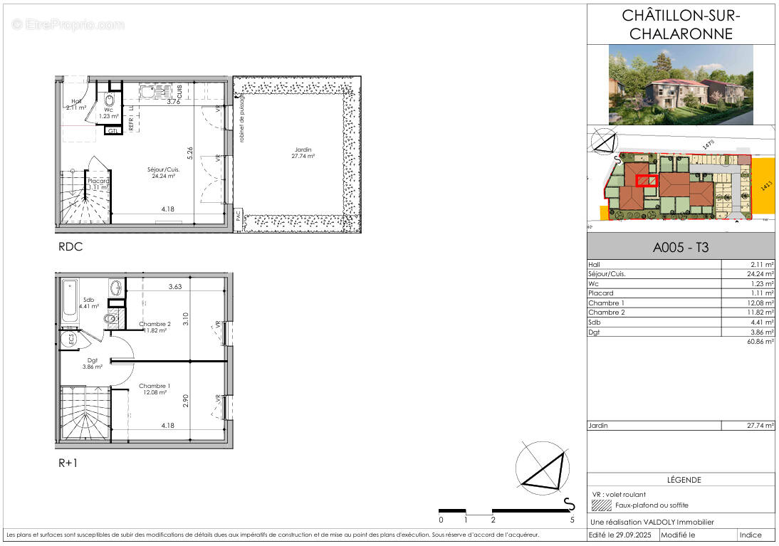 Appartement à CHATILLON-SUR-CHALARONNE