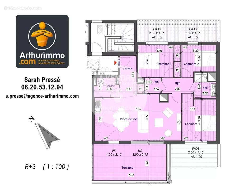 Dernières opportunités ! Appartement T4 avec terrasse de 22m² au Loroux-Bottereau - photo 2