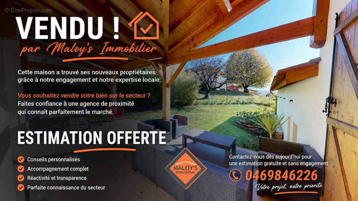 Maison à LE BOIS-D'OINGT