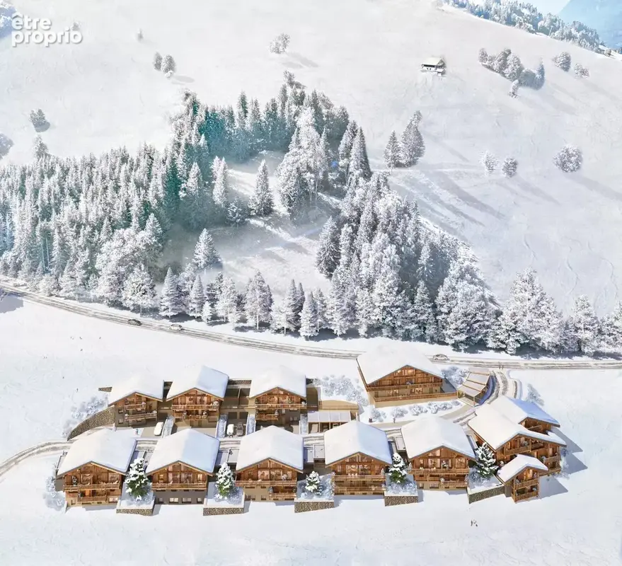 Ref 524 : programme neuf - crest voland - chalet avec superbe vue - photo 5