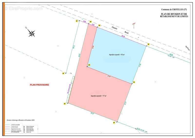 Terrain à CROTELLES