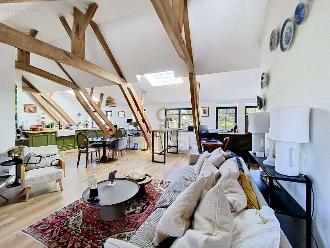 salon appartement - Maison à SAINT-AUBIN