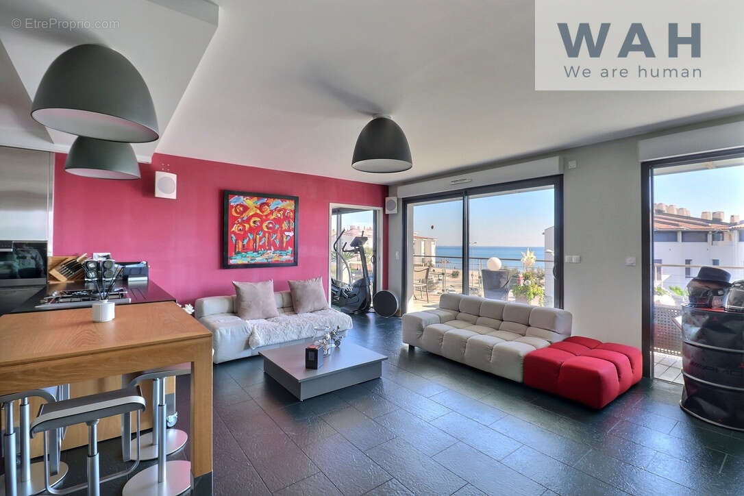 Vente dernier etage carnon vue mer - photo 4