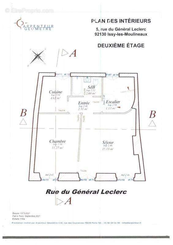 Appartement à ISSY-LES-MOULINEAUX