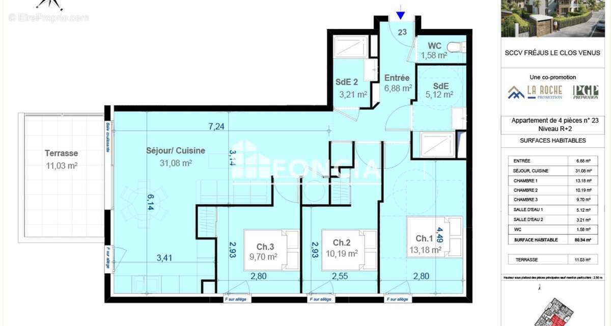 Appartement à FREJUS