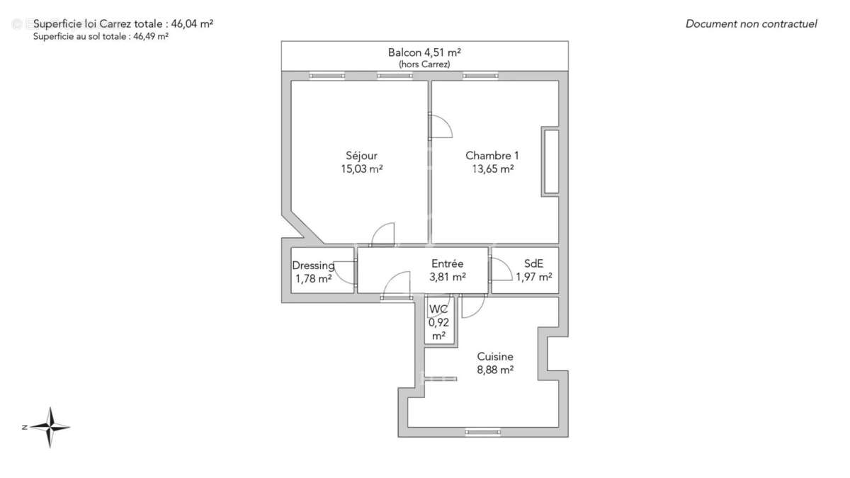 Appartement à PARIS-18E