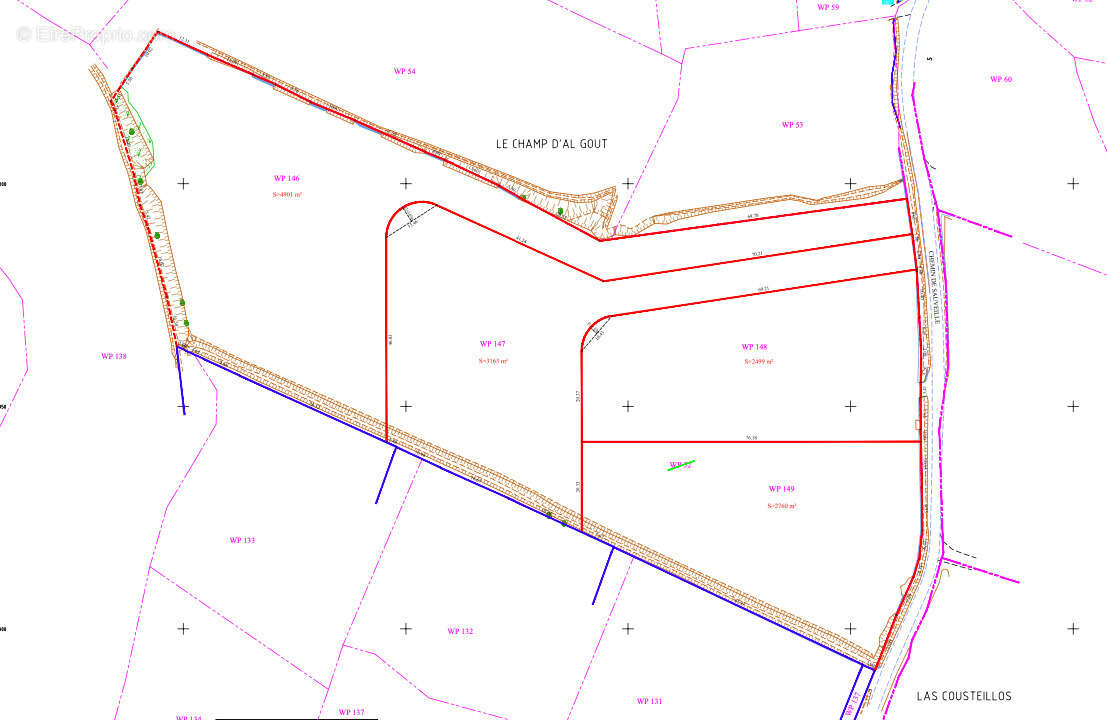 Terrain à EMBRES-ET-CASTELMAURE