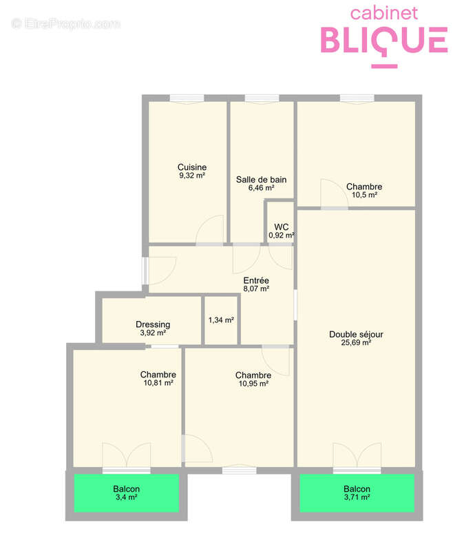 Appartement à NANCY