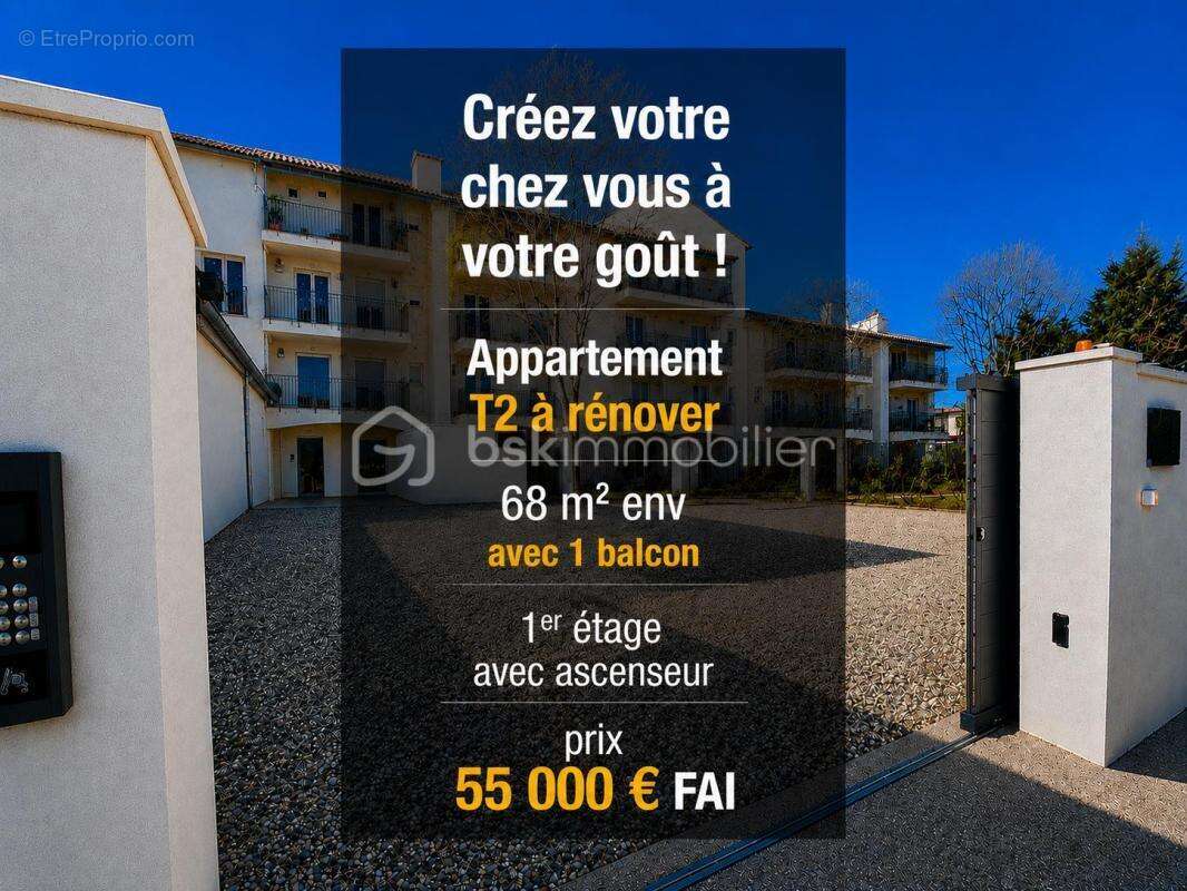 SAINT-CHRISTOL ((84) -  Créez votre T2 sur mesure ! Plateau sous forme d'appartement de 68 m² env. situé au 1er étage avec ascen - photo 2