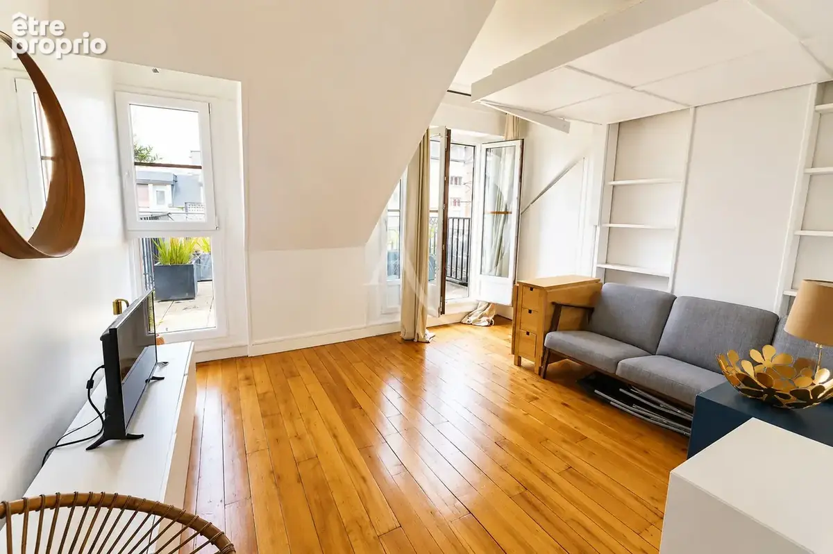 Appartement Paris 1 pièce(s) 22.05 m2 - photo 2