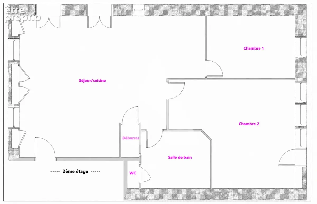 Appartement Lons Le Saunier - 2 chambres - photo 9