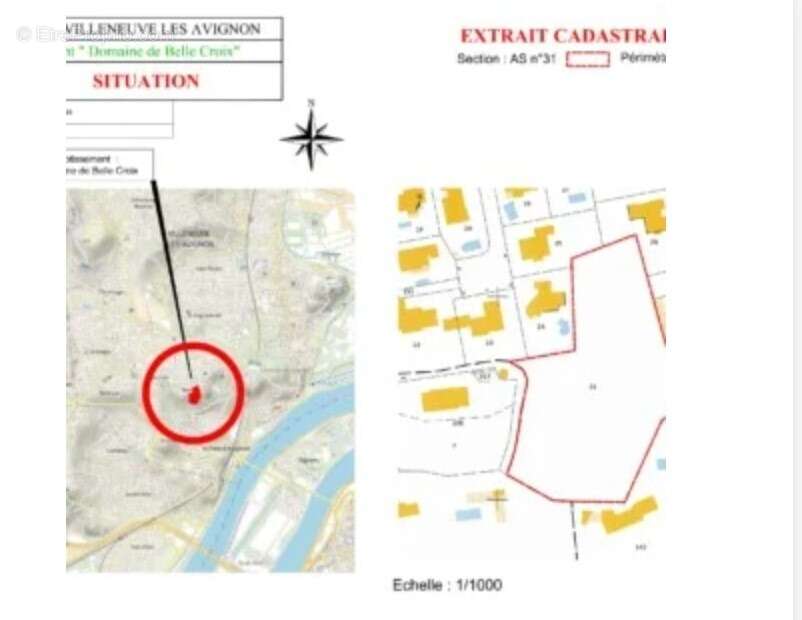 Terrain à VILLENEUVE-LES-AVIGNON