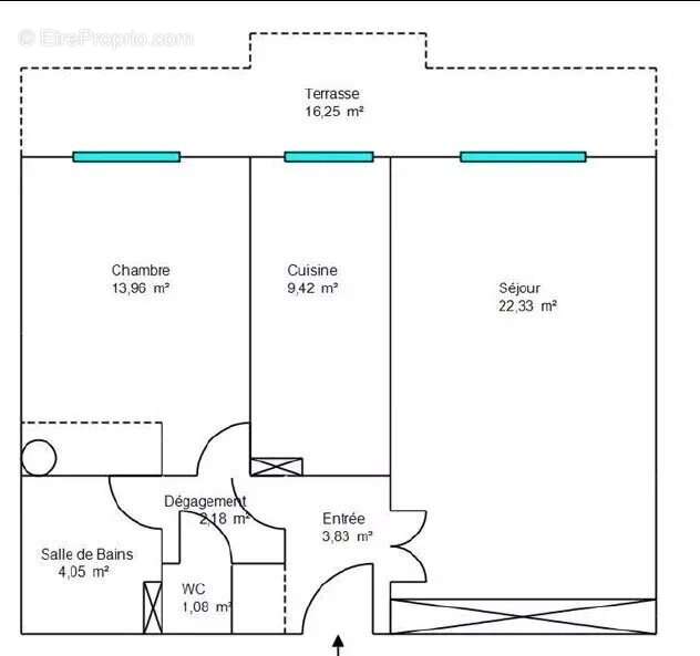 Appartement à LE CANNET