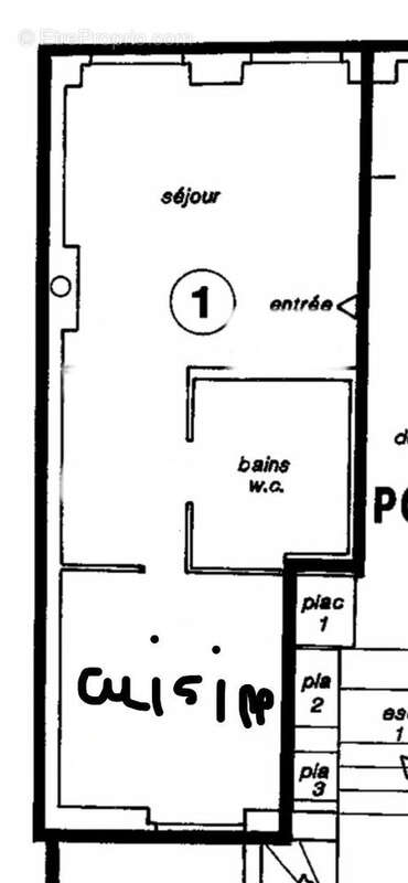 Appartement Metz 1 pièce(s) 30 m2 - kitchenette - accès cour - cave - photo 10