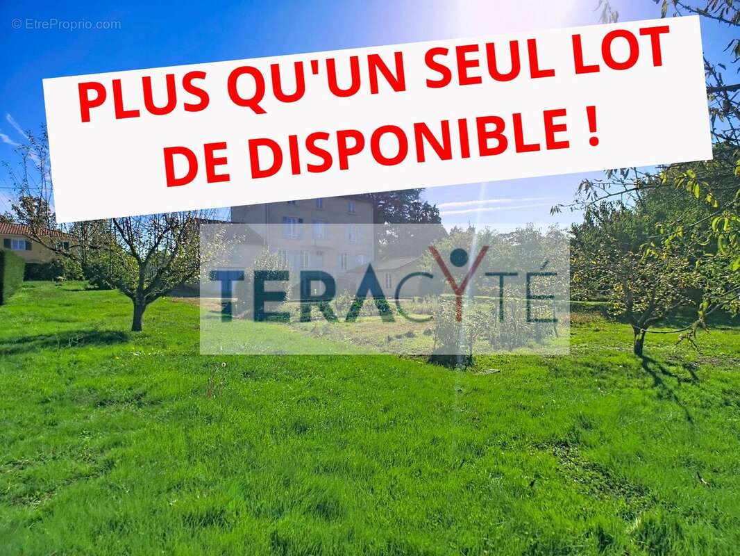 Terrain à VILLARS-LES-DOMBES