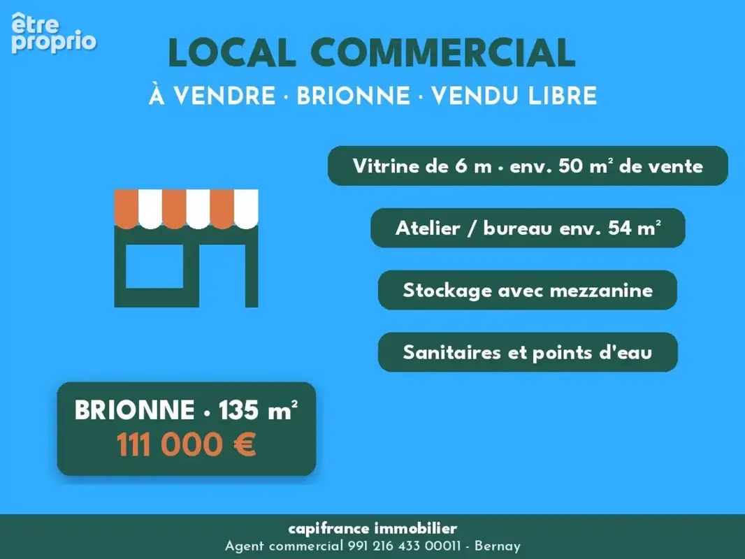 Local commercial 135 m² – vendu libre – brionne – emplacement n°1 - photo 5