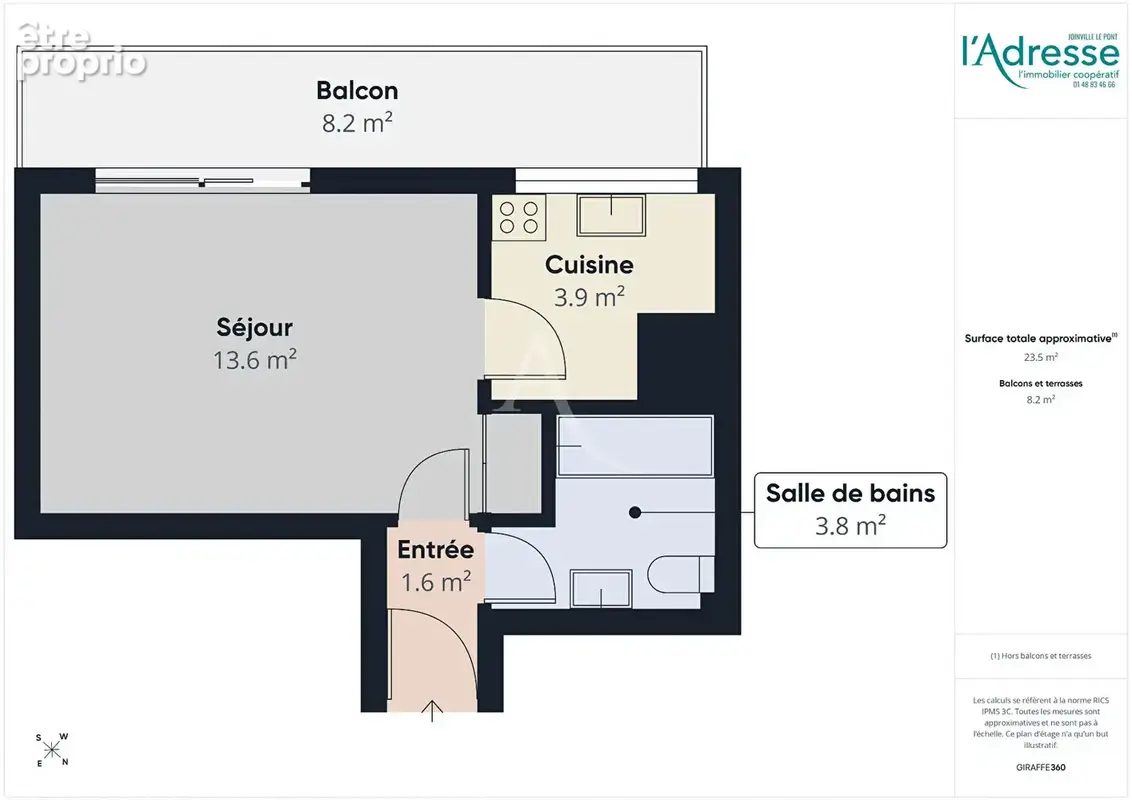 Studio Saint Maur Des Fosses 1 pièces 23.77 m2 - photo 9